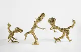 Sherrie Levine, The Three Furies, 2006, cast bronze, in 3 parts