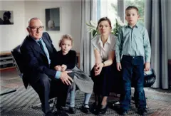 The Richter Family 2 Köln by Thomas Struth, 2002, chromogenic print, mounted to Plexiglas, sold Jun 2021