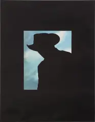John Stezaker, Dark Star XVI, 1979–1983, paper collage laid on board