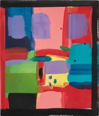 Matt Connors, Third Pitch Shifter (Second State), 2015, acrylic and colored pencil on canvas