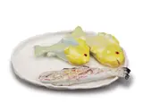 Calvin Marcus, Fish in Dish, 2017, glazed ceramic