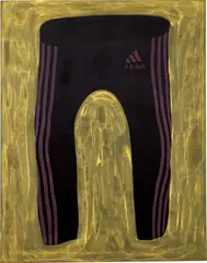 Travis Fish, Kenny's Pants, 2019, acrylic on velvet