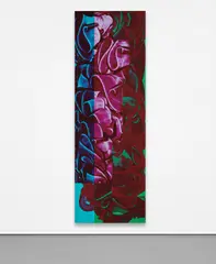 David Reed, #294-2, 1990-1991, oil and alkyd on linen