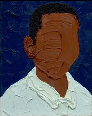 Untitled by Shaina McCoy, 2018, oil on canvas, sold Sep 2021