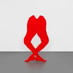 Tschabalala  Self, Jamb-Gams, 2016, latex paint and Flashe on board
