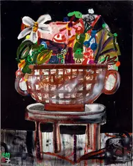 Eddie Martinez, Yours for the Taking, 2007, acrylic, oil and spray paint on canvas