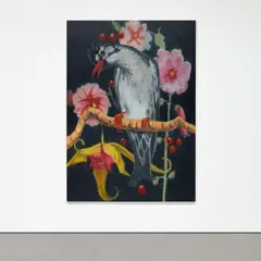 Ann Craven, Grey Bend, 2004, oil on canvas