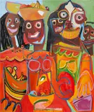 Milo Matthieu, Los Siete Infantes, 2021, oil on linen