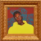 Kehinde Wiley, Untitled (Mugshot), 2001, oil on canvas, in artist's frame