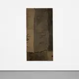 Ibrahim Mahama, Untitled, 2014, jute coal sacks and thread