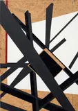 Serge Alain Nitegeka, Tunnel VIII: Studio Study XVII, 2014, acrylic on panel