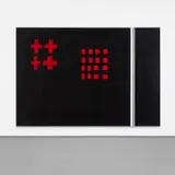 David Diao, Untitled, 1986, acrylic on canvas