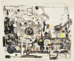 Sin Título by Loló Soldevilla, 1951, ink and gouache on paper, offered Sep 2021