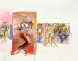 Richard Prince, Untitled (with de Kooning), 2006, Ektacolor photograph, printed paper collage, acrylic and oil crayon on board