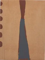 Stabat Mater (Blood Red) #34 by James Brown, 1988, dispersion on canvas, sold Sep 2021