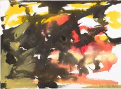 Elaine de Kooning, Untitled, 1975, watercolor on paper