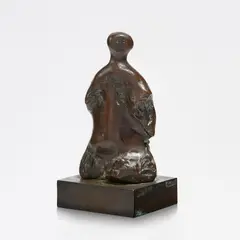 Half-Figure by Henry Moore, 1983, bronze, sold Sep 2021
