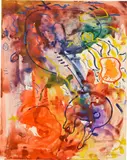 Hans Hofmann, Untitled, 1937, gouache on paper
