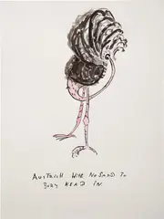 Mark Grotjahn, Michael's Favorites, 2001, ink and watercolor on paper