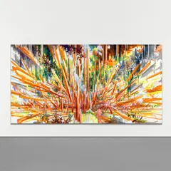 David Schnell, Moment, 2010, oil on canvas, diptych