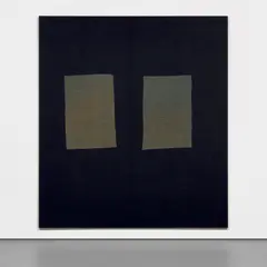 Sergej Jensen, Ghoster Ghost (Stefan Müller), 2010, textile collage on canvas