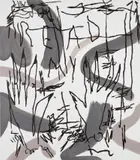 Mira Dancy, Read My, 2014, acrylic on canvas