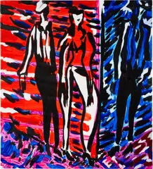 Street Sweat by Mira Dancy, 2014, acrylic on canvas, sold Sep 2021
