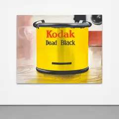 Kodak Black by Wilhelm Sasnal, 2012, oil on canvas, sold Sep 2021