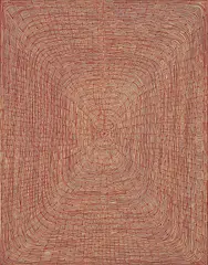 Heliopolis by James Siena, 2005, enamel on aluminum, sold Sep 2021