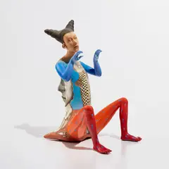 To Cast a Spell by Sergei Isupov, 2001, painted porcelain, sold Sep 2021
