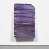 Piero Golia, Intermission Painting #26 red to purple, 2015, EPS foam, hard coat and pigment