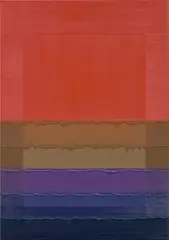 Alex Olson, Reflect, 2015, oil and modeling paste on canvas