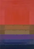 Alex Olson, Reflect, 2015, oil and modeling paste on canvas