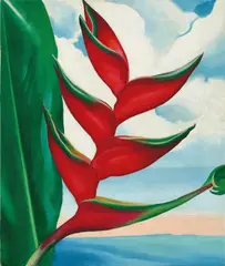 Georgia O'Keeffe, Crab’s Claw Ginger Hawaii, 1939, oil on canvas