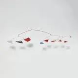Alexander Calder, White Moon, sheet metal, wire, and paint
