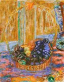 Pierre Bonnard, Panier de fruit, 1946, oil on canvas