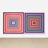 Frank Stella, Double Concentric Square, 1978, acrylic on canvas
