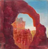 Max Ernst, Delicate Arch (Zion National Park), 1946, oil on canvas