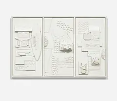 Louise Nevelson, Dawn's Landscape I, 1975, painted wood