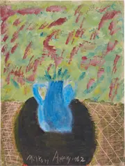 Big Bouquet by Milton Avery, 1962, oil on canvasboard, sold Nov 2021