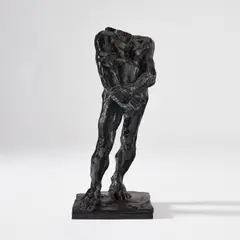 Balzac, étude de nu type F dite aussi 'étude en athlète' by Auguste Rodin, 1896, bronze, sold Nov 2021