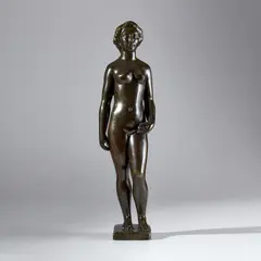 Petite Flore nue by Aristide Maillol, 1911, bronze, sold Nov 2021