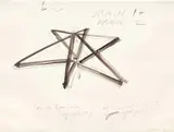 Bruce Nauman, Untitled (DRAIN 1/DRAIN 2), 1978, graphite and ink on paper