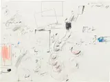 Cy Twombly, Untitled, 1969, pencil, coloured pencil and pastel on paper