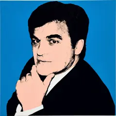 Andy Warhol, Mr. Demos, 1983, synthetic polymer paint and silkscreen inks on canvas