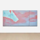 Joe Goode, Untitled (Torn Cloud Triptych)