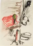 Lee Lozano, No title, 1969, mixed media on paper