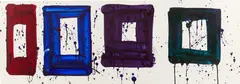 Untitled Mandalas by Sam Francis, 1975, acrylic on paper, sold Nov 2021