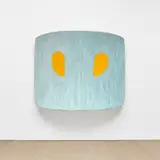 Ron Gorchov, Comedy, 1975, oil on shaped canvas