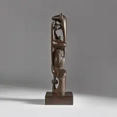 Agustín Cárdenas, Totem, 1989, bronze with a brown patina